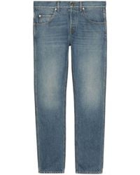 Gucci - Organic Cotton Denim Jeans - Lyst