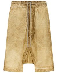 Rick Owens - 'Drawstring Pods' Bermuda Shorts - Lyst