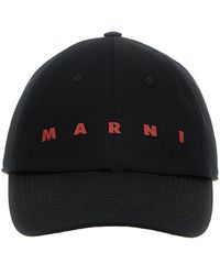 Marni - Logo Embroidery Cap - Lyst