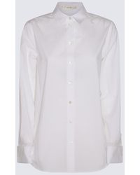 The Row - White Cotton Shirt - Lyst