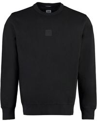 C.P. Company - Cotton Crew-neck Sweatshirt With Logo - Lyst