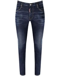 DSquared² - Skater Washed Blue Jeans - Lyst