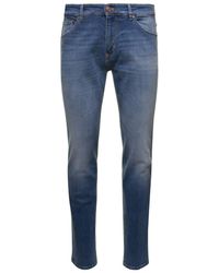 PT Torino - Medium Waist Slim Jeans - Lyst