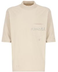 Maison Margiela - Cotton Graffiti T-Shirt With Distressed Details - Lyst