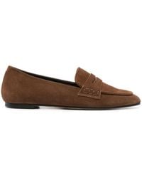 Aeyde - Alfie Cow Suede Leather Brown Shoes - Lyst