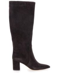Twinset - Knee High Boots With Back Logo Detail - Lyst