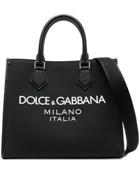 Dolce & Gabbana - Shopping Nylon+Vit.Smooth Bags - Lyst
