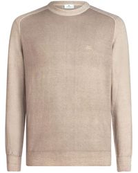 Etro - Sweater With Embroidery - Lyst