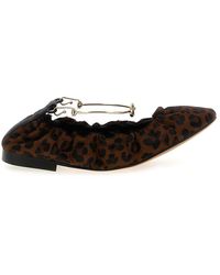 Twinset - Animal Print Ballet Flats - Lyst