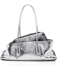 The Attico - Calf Handle Bag 'La Passeggiata Small' - Lyst