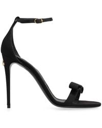 Dolce & Gabbana - Keira 105mm Satin Sandals - Lyst