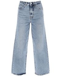 Totême - Cropped Flare Jeans - Lyst