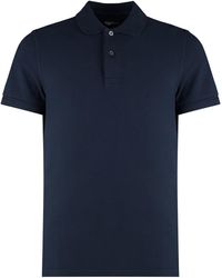 Tom Ford - Short Sleeve Cotton Polo Shirt - Lyst