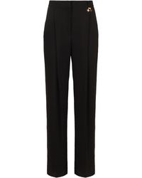 Elisabetta Franchi - Crêpe Trousers - Lyst