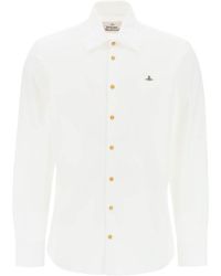 Vivienne Westwood - Ghost Shirt With Orb Embroidery - Lyst