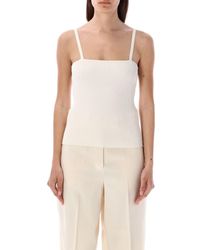 Rohe - Squared Shaped Knitted Tank Top - Lyst