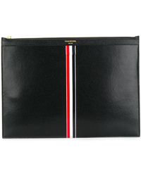 Thom Browne - Vertical Intarsia Stripe Small Tablet Holder - Lyst