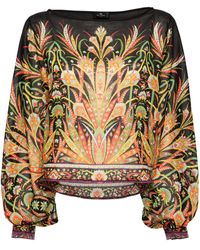 Etro - Blouse With Print - Lyst