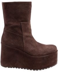 Paloma Barceló - Suede Ankle Boot - Lyst