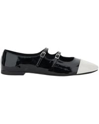 Jeffrey Campbell - Ballet Shoes With Double Buckle And Stacked Heel - Lyst