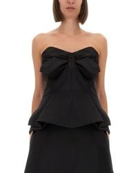 McQueen - Strapless Corset Top - Lyst