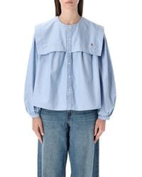 Polo Ralph Lauren - Cotton Oxford Shirt With Bib Detail - Lyst
