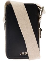 Jacquemus - 'La Cuerda Vertical' Shoulder Bag With Front Logo - Lyst