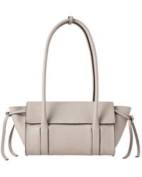 Mulberry - 'Mini Bayswater' Shoulder Bag With Laminated Logo - Lyst