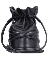 Alexander McQueen - The Soft Curve Leather Bucket Bag - Lyst