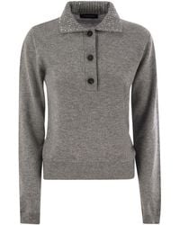 Fabiana Filippi - Polo Collar Sweater - Lyst