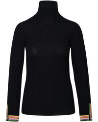 Etro - Wool Turtleneck Sweater - Lyst