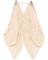 Zimmermann - Natural Viscose Mini Shirt For - Lyst
