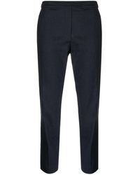 Theory - Mid-rise Cropped Trousers - Lyst