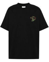 Drole de Monsieur - Slogan-print Cotton T-shirt - Lyst