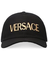 Versace - Logo Embroidery Baseball Cap - Lyst