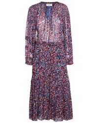 Isabel Marant - Dress In Printed Cotton - Lyst