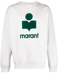 Isabel Marant - Mikoy Sweatshirt With Flocked Logo - Lyst