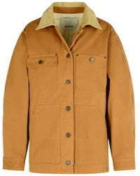 Isabel Marant - Ninon' Cotton Cognac Jacket - Lyst