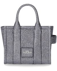 Marc Jacobs - The Galactic Glitter Crossbody Tote Silver Bag - Lyst