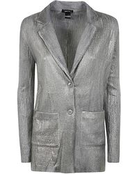 Avant Toi - Wrinkled Stich Rever Jacket With Lamination - Lyst