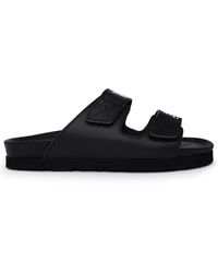 Palm Angels - Black Rubber Slippers - Lyst