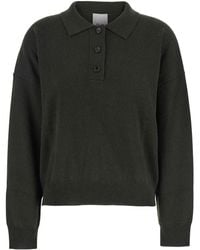Allude - Polo Shirt With Classic Collar And Ribbed Trims - Lyst