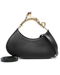Lanvin - Large Cat Leather Tote Bag - Lyst
