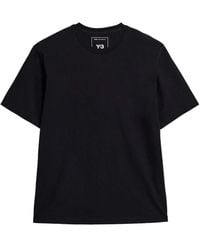 Y-3 - Cotton T-Shirt - Lyst