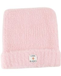 CASABLANCA - Fluffy Square Beanie - Lyst