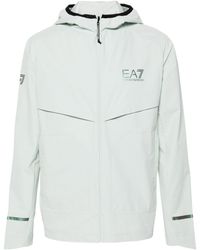 EA7 - Logo Nylon Blouson Jacket - Lyst