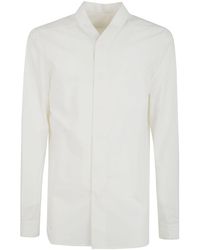 Rick Owens - Snap Collar Faun Shirt Clothing - Lyst