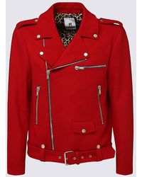 PT Torino - Red Virgin Wool Casual Jacket - Lyst