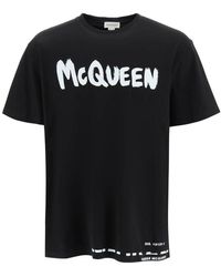 Alexander McQueen - Mcqueen Graffiti T Shirt - Lyst