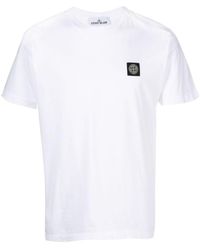 Stone Island - Logo T-shirt - Lyst